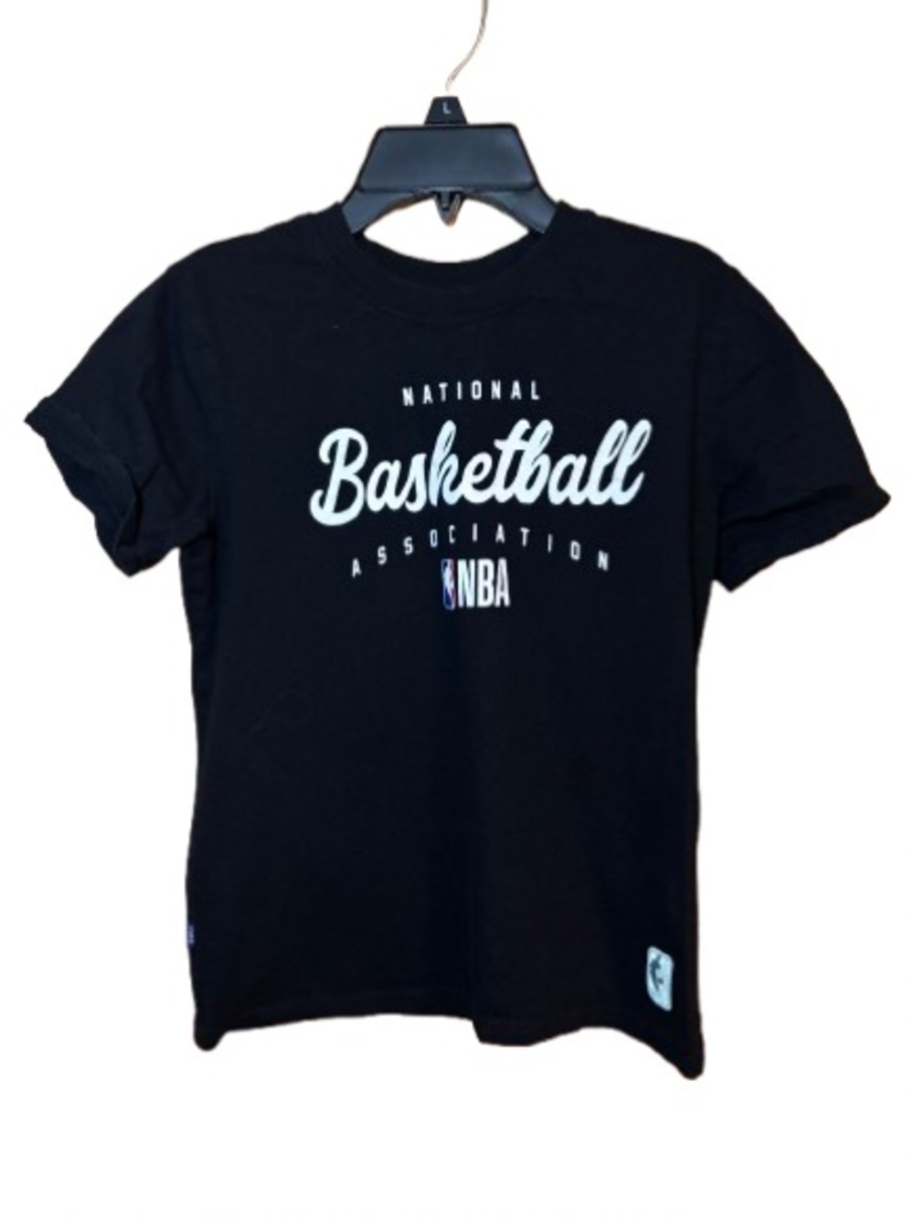 NBA Black Short-Sleeve 'Basketball' Graphic Tee for Kids Size 10-12